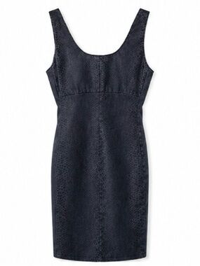 GAP 1969 Denim Snakeskin Print Dress